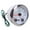 White Dial Silver Bezel CX8282, variant on 85mm 3000rpm Tachometer Multifunctional Gauge Oil Pressure Water Temperature with Hour Meter for RV Yacht Truck