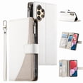thumbnail image 1 of Funda cartera GANGXUN para Samsung Galaxy A13 4G/5G , cuero PU con tarjetero, cremallera, correa de mano, soporte y protección 1059°, 1 of 6