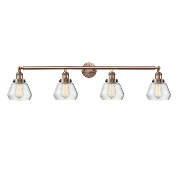 Innovations Lighting 215-S Fulton Fulton 4 Light 43" Wide Bathroom Vanity Light - Copper