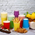thumbnail image 5 of Clearance Sales! 10pcs Disposable Coffee Cups 9 oz Paper Cups, Hot or Cold Beverage Paper Cups Thickened Durable Disposable Cups for Party, DIY and Holiday Picnic Multicolor, 5 of 8