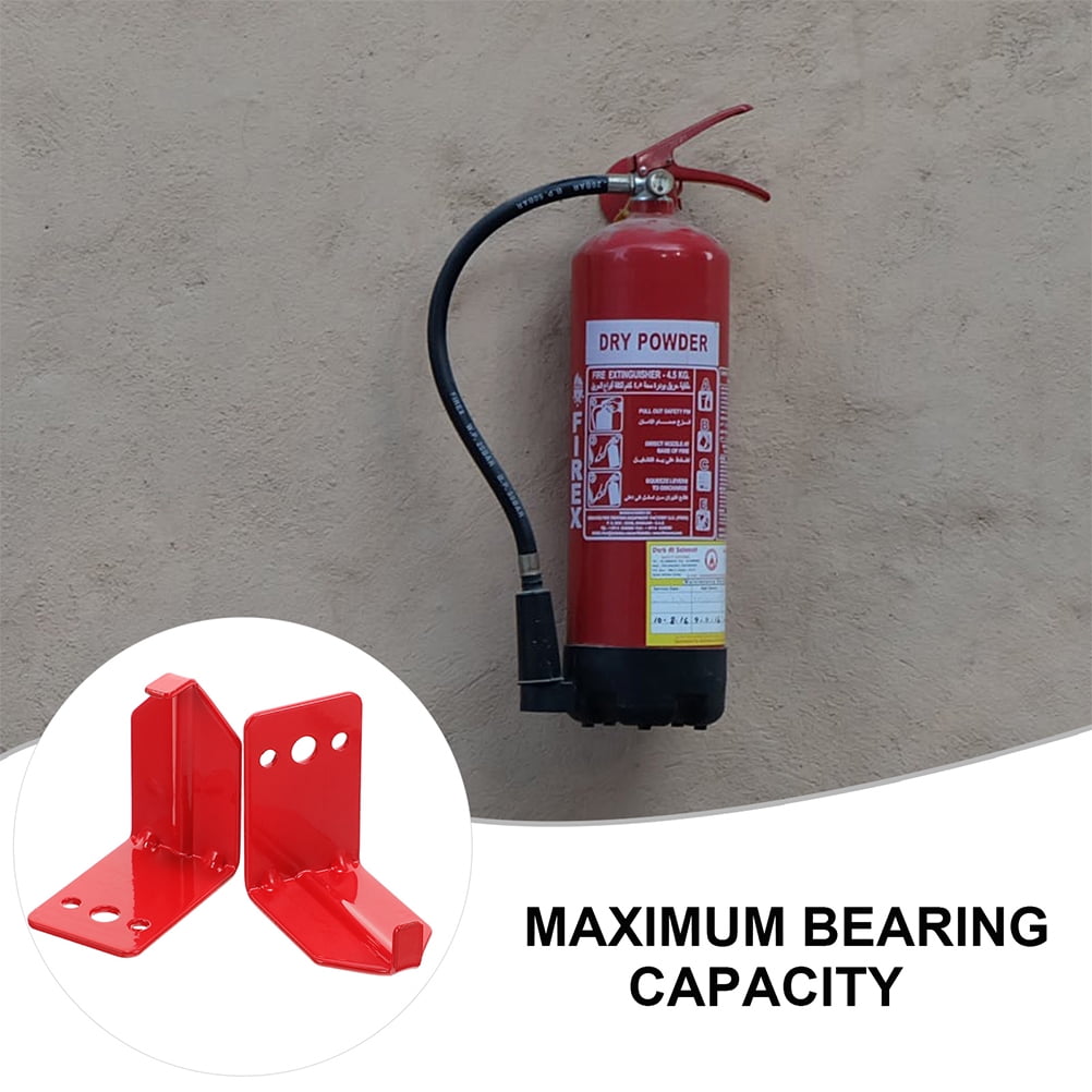 Worgeous 1 Set of Fire Extinguisher Mount Fire Extinguisher Wall Hook for Office with Accessories