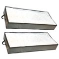 thumbnail image 3 of 2pcs Foldable Quilt Storage Bag Clothes Dustproof Storage Pouch for Home (White), 3 of 7