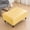 Beige, variant on PU Leather Rectangle Square Ottoman Cover, Waterproof Storage Ottoman Slipcovers Footrest Covers Non Slip Footstool Furniture Protector (Black,Square-S)