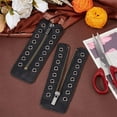 thumbnail image 6 of 1 Pair Leather Lace-in Zipper Inserts 6.5"x2.4" 8 Eyelet Zipper No Tie Zipper Laces Tieless Shoe Laces for Boots Shoes Sneakers Sports shoes Adults Men Women Black Black, 6 of 9