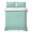 Mint Green, variant on Queen Quilt Set 90''x96'', Lemon Striped Lightweight Summer Bedspread Coverlet Set with 2 Pillow Shams, Yellow Fruit Blue White Geometric Breathable All Season Quilt Bedding for Bedroom/Guest Room