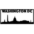 thumbnail image 3 of Washington D.C. City Skyline Landscape - Beautiful Solid Steel Home Decor Decorative Accent Metal Art Wall Sign, 3 of 3