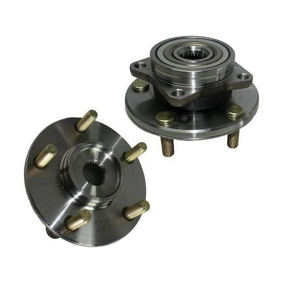 Front Wheel Hub Assembly Set - Compatible with 1996 - 2005 Chrysler Sebring Coupe 1997 1998 1999 2000 2001 2002 2003 2004