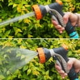 thumbnail image 3 of Garden Hose Nozzle Heavy Duty, Metal Garden Hose Nozzle with Adjustable Spray Patterns, Perfect for Watering Plants, Washing Cars and Showering Dogs & Pets, 3 of 8