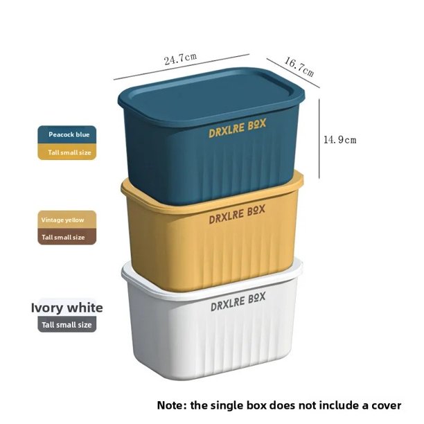 Caja de almacenamiento de escritorio de gran capacidad, estuche de clasificación de basura de juguete, organizador para el hogar, dormitorio, sala de estar, tapa, exhibición de joyería