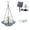 Grey, variant on Sentmoon Window Bird Feeder Bird Feeder Squirrel Proof Explosion Outdoor Garden Garden Floating Hanging Solar Bird Feeder Birdbath Feeder