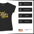 thumbnail image 6 of Proud Army Mom Women's V-Neck T-shirt US Military Family Pride Veteran Patriotic Armed Forces Mother's Day Licensed Tee, 6 of 7
