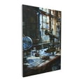 thumbnail image 2 of 12x18 inch Canvas Painting Microscope On The Table,Funny Home Study Decor Accessory,Classroom,Campus Corridors Wall Decor Art Paintings Poster,Gift For Scientist,For Studio,Book Room,Campus, 2 of 6