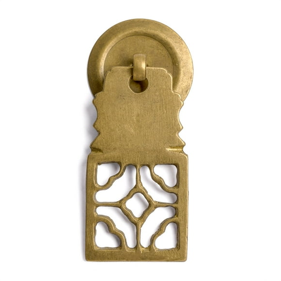 Hardware Philosophy Symmetrical Elegance Brass Hardware Pulls 3.2 Inches - Set of 2 - Architectural, Interior Design, Furniture Cabinet Customization Hardware