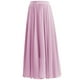 thumbnail image 1 of Gibobby faldas cargo de color sólido de verano para mujer Falda larga de cintura alta para mujer(Rosa, L), 1 of 5