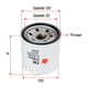 thumbnail image 1 of Filtro Para Aceite SAKURA 3013737636538824 Para Chevrolet L4 1.2L 2018 A 2020, 1 of 3