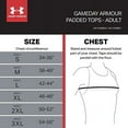 thumbnail image 4 of Under Armour Pro 5 Pad Top Moisture Wicking Athletic Tops, XL (Men's), 4 of 4