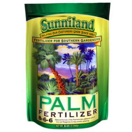 Sunniland 126006 Palm & Ixora Fertilizer, 8-6-6,