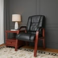 thumbnail image 2 of Boss Office Products Mid Back Wood Finished Guest Chairs, Multiple Finishes, 2 of 7