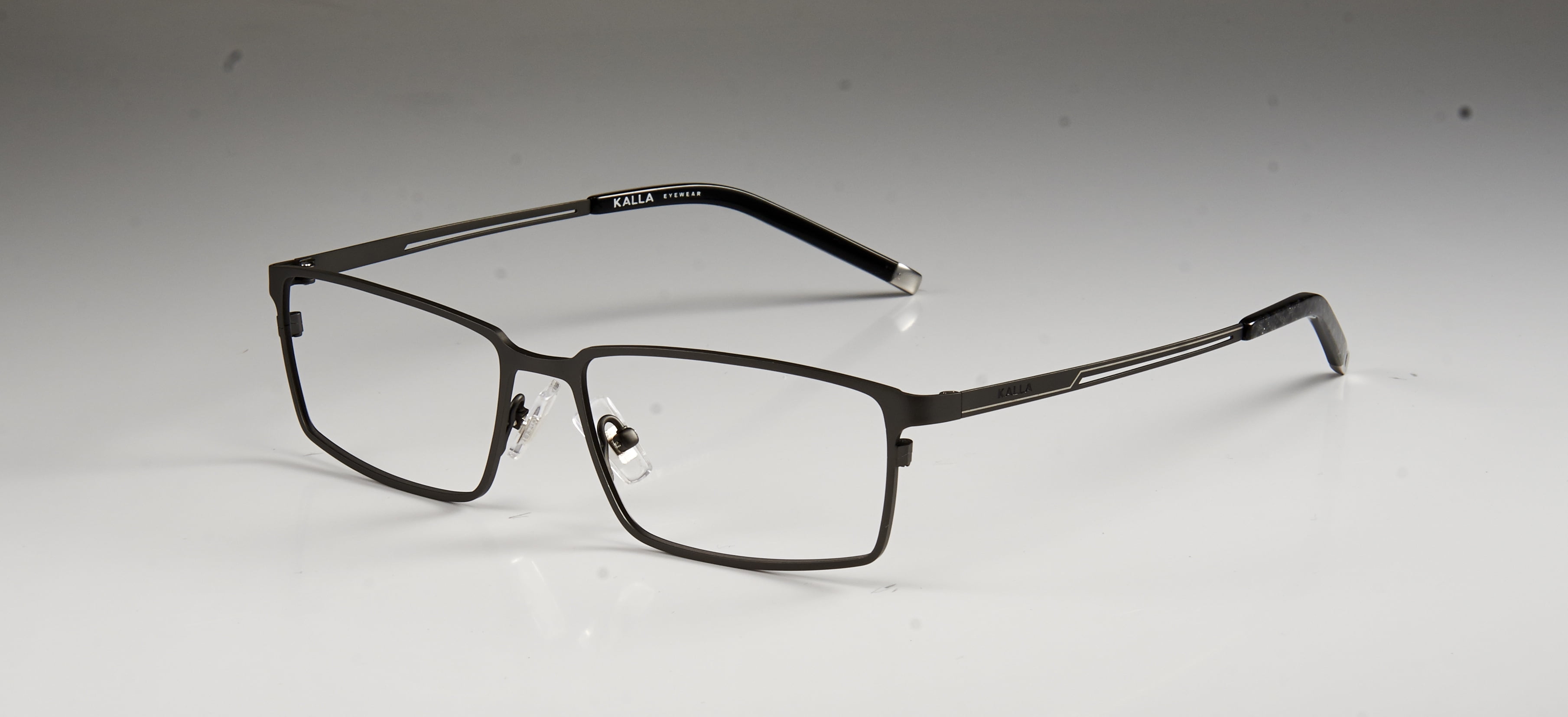 KALLA, KL8014C2, Eyeglasses Gray Rectangle Unisex Optical Lightweight Glasses Frame for Prescription Lens KALLA, KL8014C2, Eyeglasses Gray Rectangle Unisex Optical Lightweight Glasses Frame for Prescription Lens