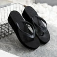 thumbnail image 7 of Daolelai Women's Flip Flops, Thick-Soled Wedge Heels, Bohemian Sandals, Beach Shoes, 7 of 7