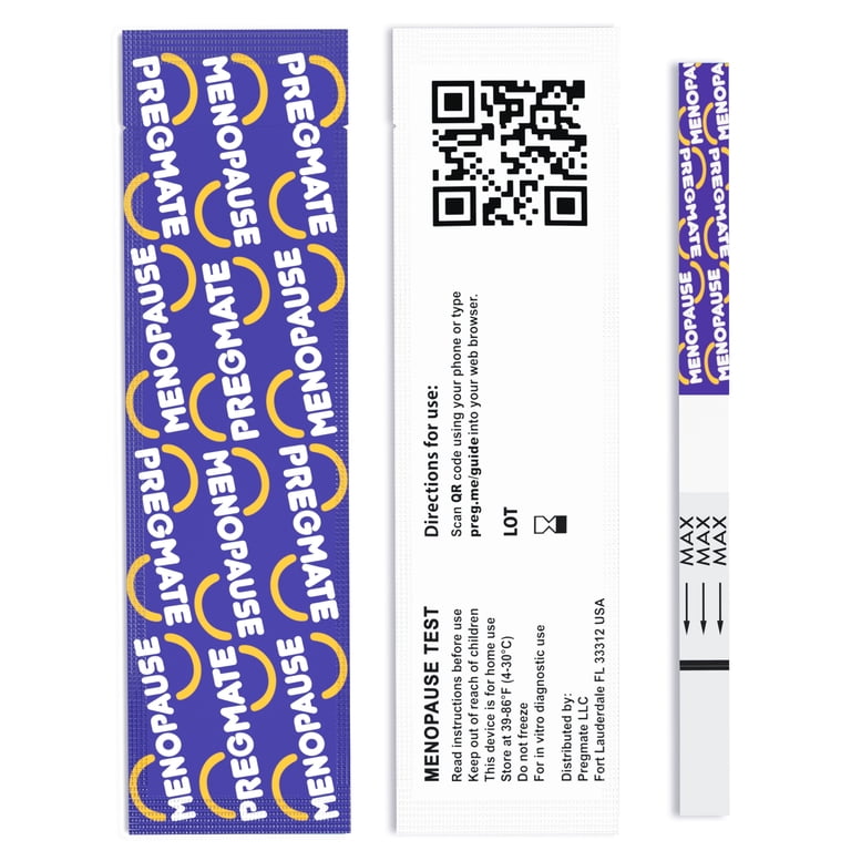 Pregmate Menopause Test Strips, 10 Count Pack photo 2
