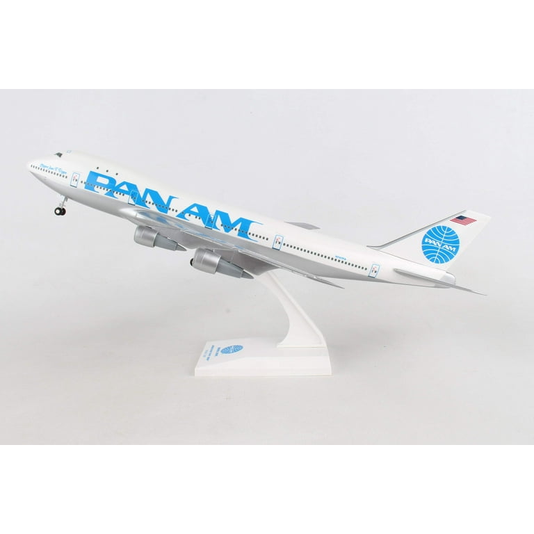 Skymarks Pan Am N747PA 747-100 1/200 Scale Model with Stand