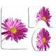 thumbnail image 1 of Juego de alfombras de baño ABPHQTO Margarita rosa 3 piezas 1080p, 1 of 2