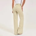 thumbnail image 5 of Gibobby Jeans dama cintura alta Jeans ajustados para mujer Pantalones casuales de cintura media Pantalones Bolsillos Jeans de mezclilla clásicos(Caqui,M), 5 of 5
