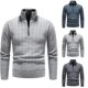 thumbnail image 4 of Mens Warm Knitted Sweater Thick Turtle Neck Pullover Jumper Knitwear Winter Tops, 4 of 8