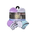 thumbnail image 2 of Athletic Works Girls Cushioned Ankle Socks, 10-Pack, Sizes S (6-10.5) - L (4-10), 2 of 6