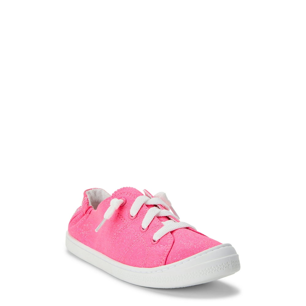 Wonder Nation - Wonder Nation Girls Casual Bump Toe Sneakers - Walmart ...