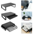thumbnail image 2 of Osdhezcn Screen Stand with Ventilation Drawer Side Storage for Computer Laptop Printer, 2 of 15