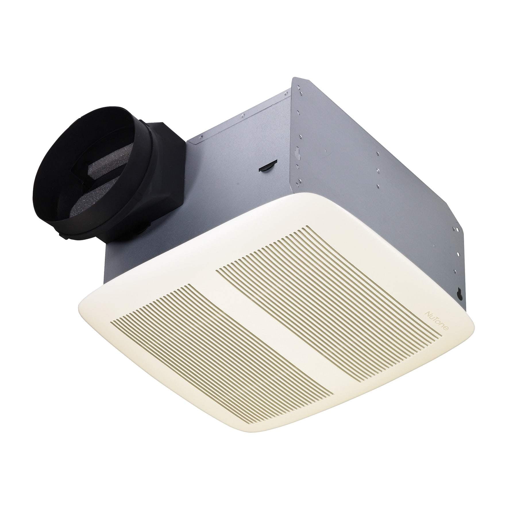 Broan Nutone QTXE 80 CFM Ventilation Fan with White Grille, 0.3 Sones