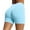 Light Blue, variant on Levmjia Womens Yoga Shorts Fashion Solid Color Leggings Fitness Running Gym Sports Breathable Comfortable Quick Dry Active Tight Fitting Pants