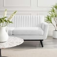 thumbnail image 6 of Modway Engage Channel Tufted Fabric Loveseat in White, 6 of 7