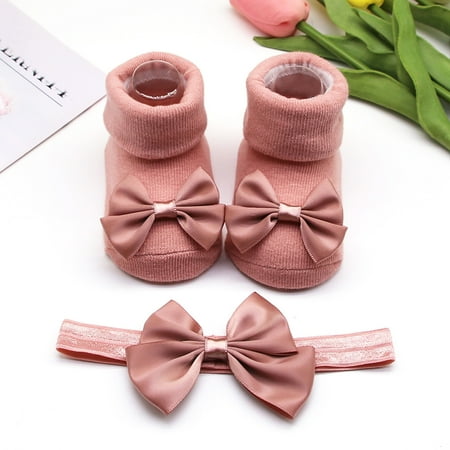 

dmqupv Girls Tall Socks Children Kids Socks Soft Bottom Toddler Shoes Socks Bowkot Princess Socks Floor Socks Toddler Girl 2t Watermelon Red 0 Months