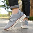 thumbnail image 6 of YOURDIARY Men's Mesh Sneakers Oxfords Lace-Up Lightweight Casual Walking Shoes, 6 of 8