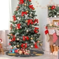 thumbnail image 4 of FMSHPON Cute Pumpklin Xmas Christmas Tree Skirt Stand Mat for Holiday Party Decoration Indoor Outdoor 48 inches, 4 of 6