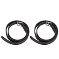 thumbnail image 1 of Dnzceghtig Un par de cinturón de estribo de caballo de silla de montar de Gran Bretaña, hebilla de acero inoxidable de microfibra de cuero suave, 1 of 8