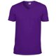 thumbnail image 1 of Gildan - Camiseta básica de manga corta Modelo Soft Style para hombre (Púrpura), 1 of 4