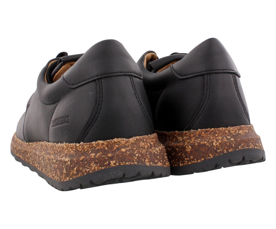 Birkenstock Wrigley Leather Unisex Shoes Size 3, Color: Black