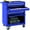 Blue|24.5 in, variant on Aukfa Tool Chest, 2 in 1 Steel Rolling Tool Box & Cabinet On Wheels for Garage, 5-Drawer, Black