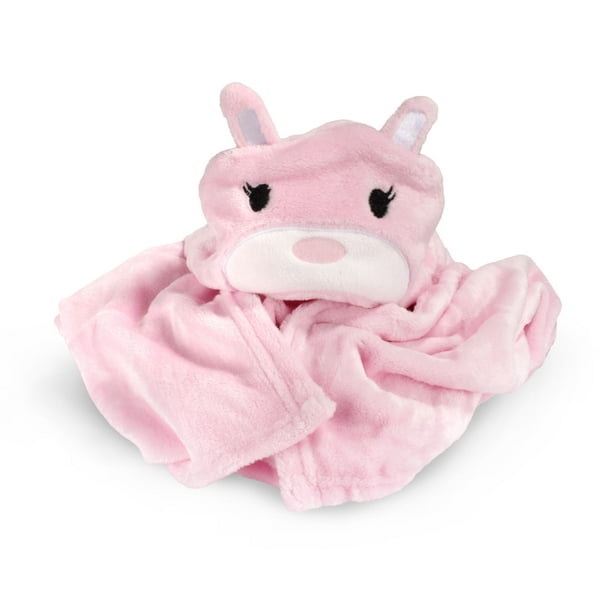 Cute Fuzzy Animal Baby Blankets Hooded Fleece Blankets for Girls and
