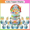 thumbnail image 2 of Canticos 4th Party Supplies Decoration Cake Topper Cupcake Big Number Balloon Set Birthday Decor Kit, 2 of 5