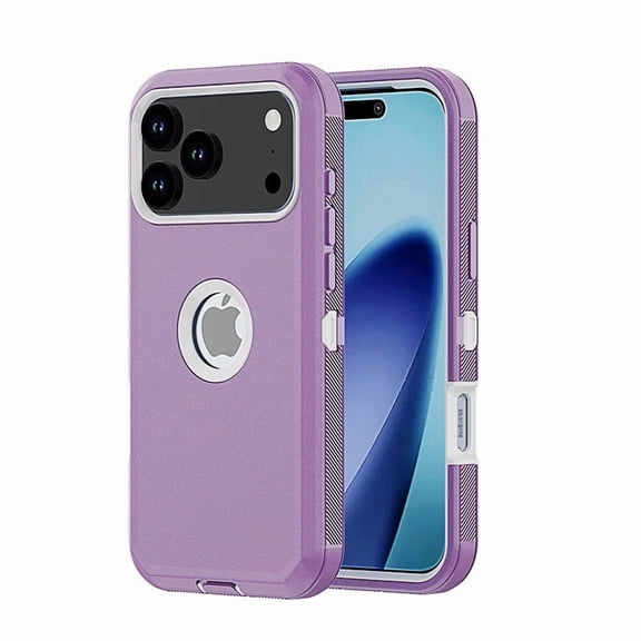 Rugged Heavy Duty Case for iPhone 18 Pro Max – Triple-Layer Protective Bumper Cover Shockproof Case