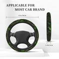 thumbnail image 3 of Cauagu Framed Greenery Wall Art Print Car Steering Wheel Cover - Universal Car Accessory for Diverse Cars for Steering Wheel with a Diameter of 14.5"-15", 3 of 7