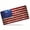 Glittering American Flag, variant on Cat Eating Noodles Funny Personalized License Plate Rust-proof Stainless Steel Metal License Plate Suitable For Men And Women 12.2" x 6.2"