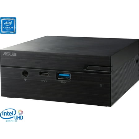 ASUS PN41 Mini PC, Intel Celeron N4500 Upto 2.8GHz, 8GB RAM, 256GB NVMe SSD, HDMI, DisplayPort via USB-C, Wi-Fi, Bluetooth, Windows 10 Pro