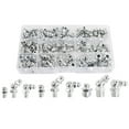 thumbnail image 1 of 115Pcs Acier Zerk Graisse Raccords Filetés Assortiment Kit, Droit, 90 Degrés, Angle de 45 Degrés (M6, M8, M10), 1 of 6