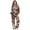Brown Cow, variant on Rabbit Bunny Egg Print Women's 2 Piece Lounge Outfits Long Sleeve Hooded Sweatsuits Set Wide Leg Jogging Pants Travel Track Suit Plus Size, M